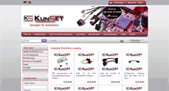 Desktop Screenshot of kunset.de